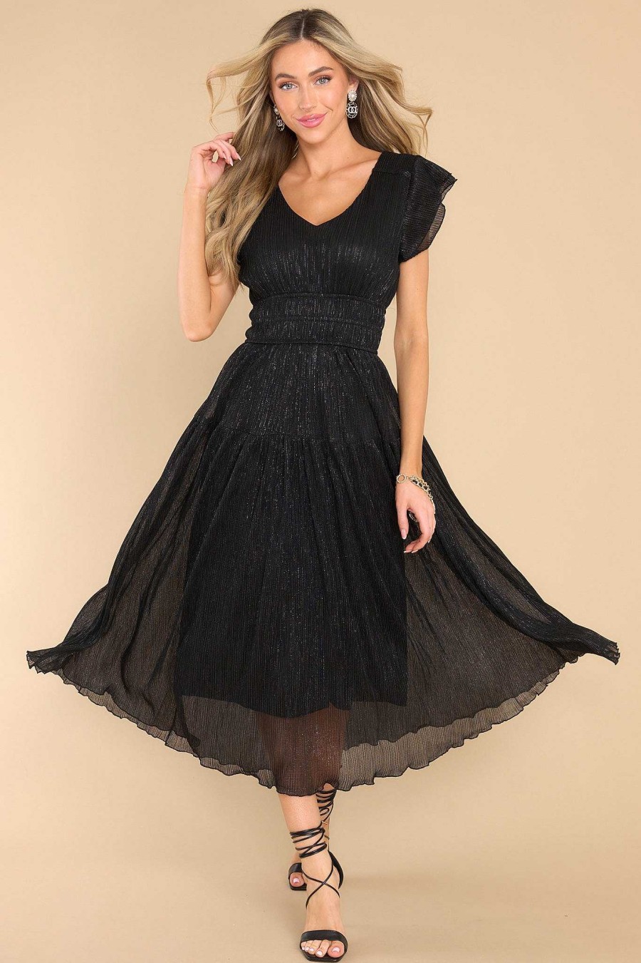 Clothing Red Dress Midi Dresses | Beyond Iconic Midi Dress Black