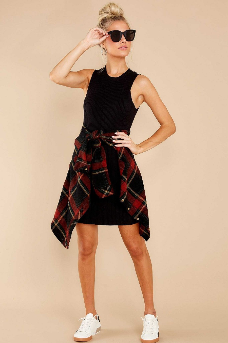 Clothing Red Dress Mini Dresses | More Than Worthy Dress Black