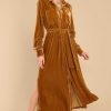 Clothing Aura Midi Dresses | Just Watch Midi Dress Honey