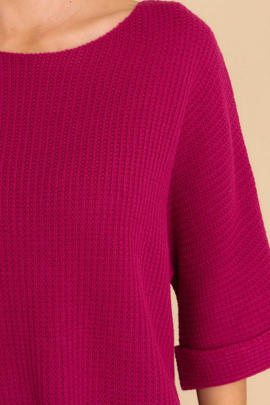 Clothing Red Dress Casual Tops | Totally Trendy Magenta Top Pink
