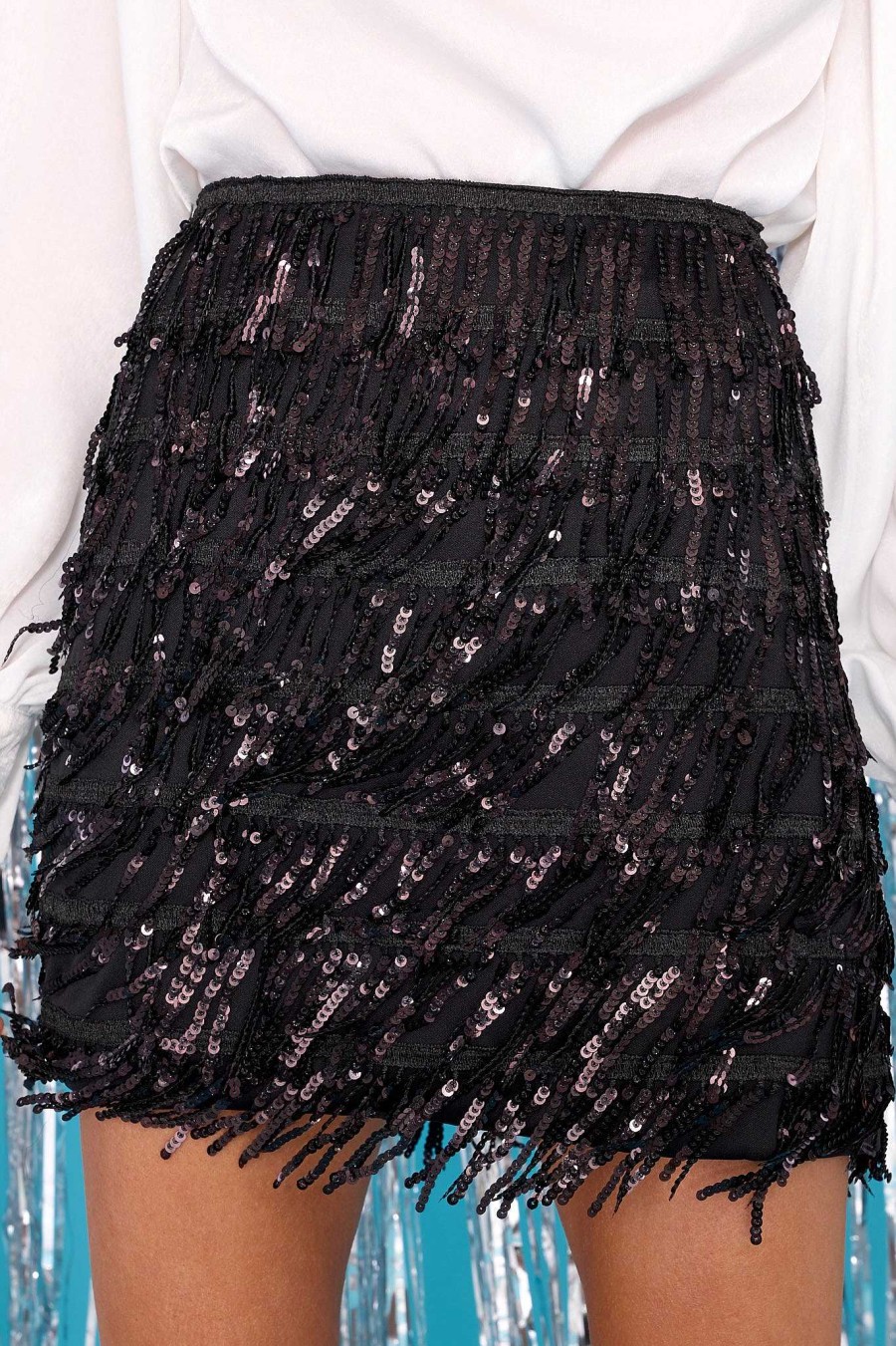 Clothing Red Dress Skirts | Hold My Attention Skirt Black