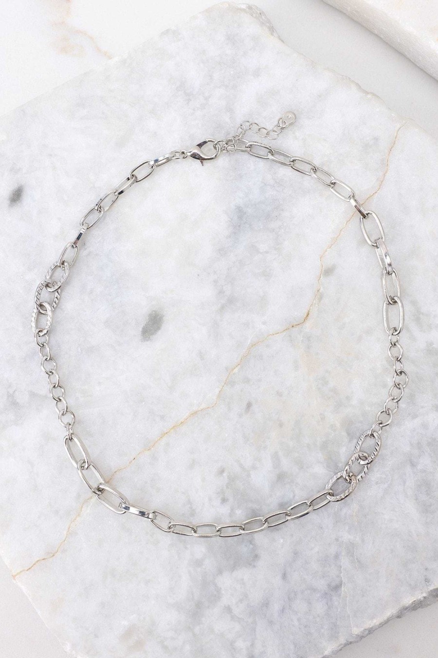 Jewelry Red Dress | New Transitions Necklace Silver