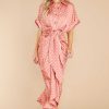 Clothing Red Dress Maxi Dresses | Brunch Date Maxi Dress Rose Pink Polka Dot