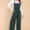 Clothing Red Dress Overalls | Stay Kind Hunter Corduroy Overalls Green