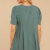 Clothing Red Dress Casual Dresses | On A Whim Dress Jade Green