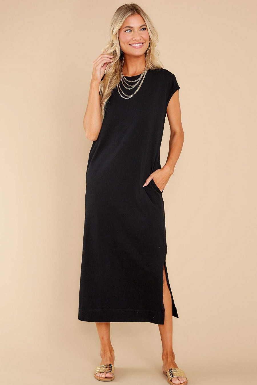 Clothing Red Dress Midi Dresses | Everything I Wanted Midi Dress Black