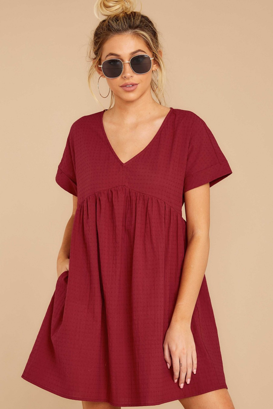Clothing Red Dress Casual Dresses | From Your Dreams Dress Ruby Red