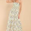Clothing Red Dress Maxi Dresses | Imagine That Floral Print Maxi Dress Ivory