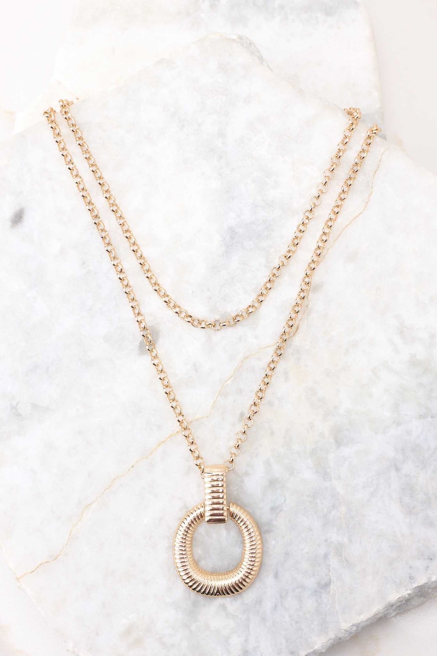 Jewelry Red Dress | Hype Me Up Necklace Gold
