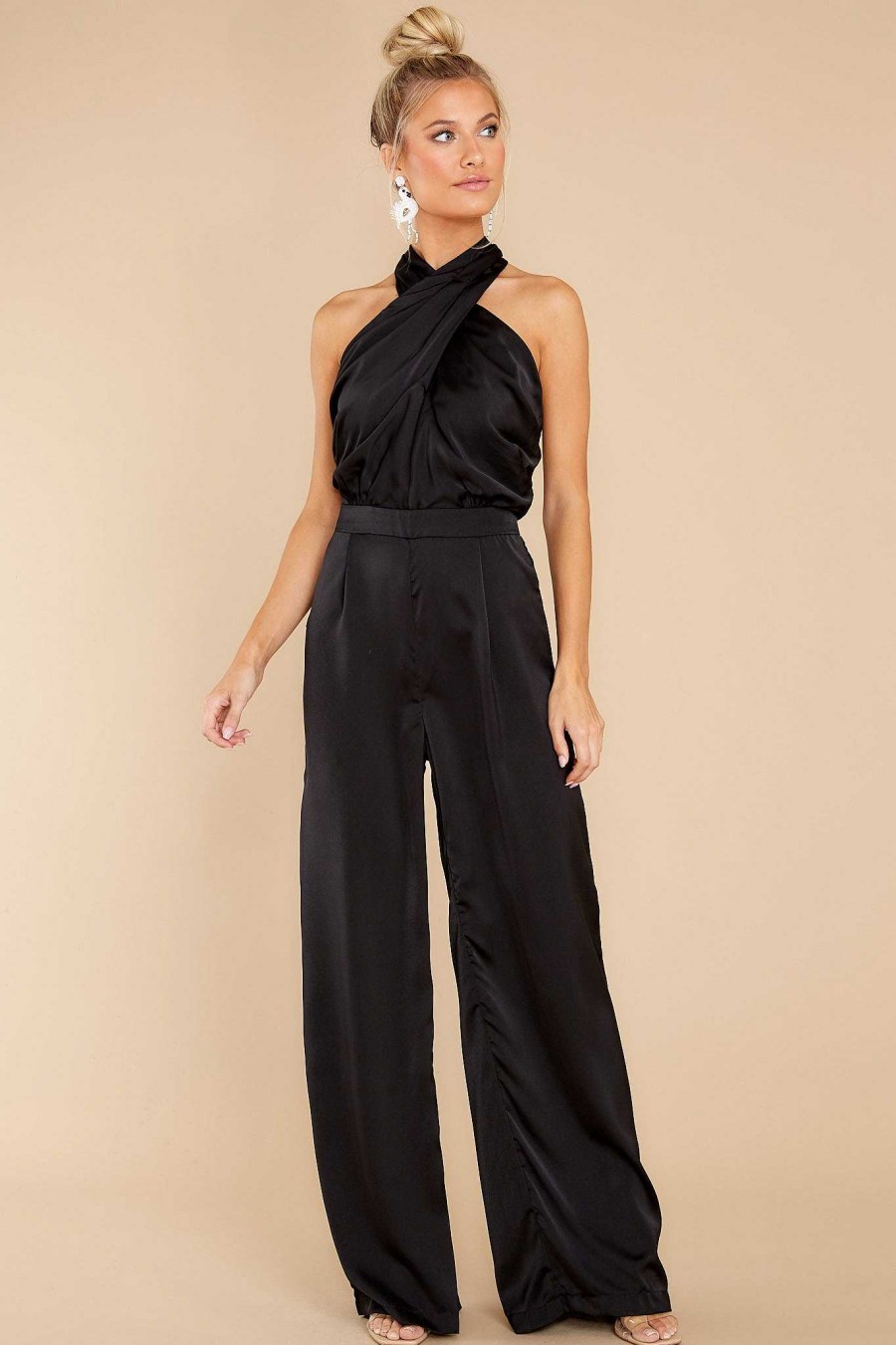 Clothing Aura Jumpsuits | Story Of Us Jumpsuit Black