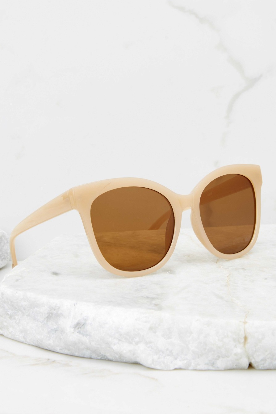 Accessories Red Dress Sunglasses | Hello Sunshine Brown Sunglasses Beige
