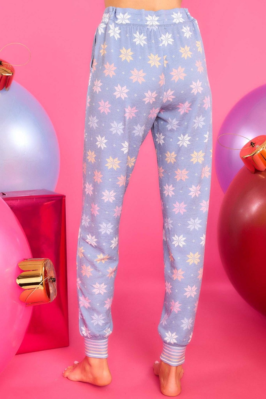 Clothing PJ Salvage Pants | Mountain Love Lounge Pants Periwinkle