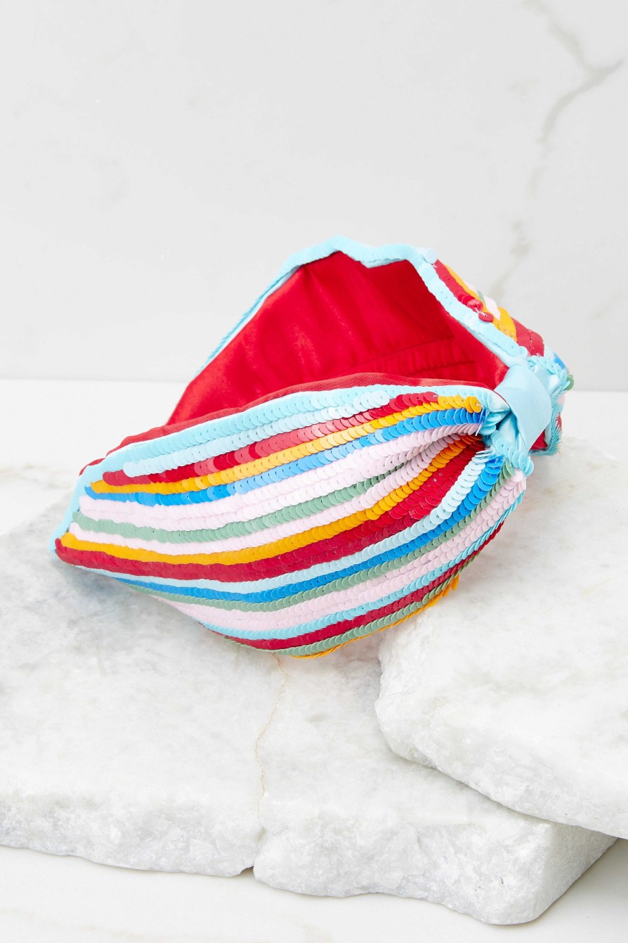 Accessories Red Dress Hair Accessories | Night At The Carnival Multi Headband Blue