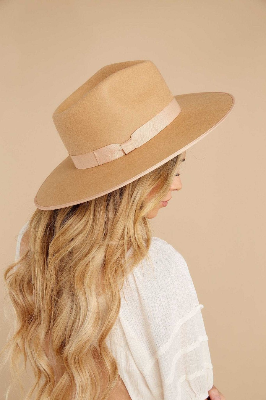 Accessories Lack of Color Hats | Caramel Rancher Hat Tan
