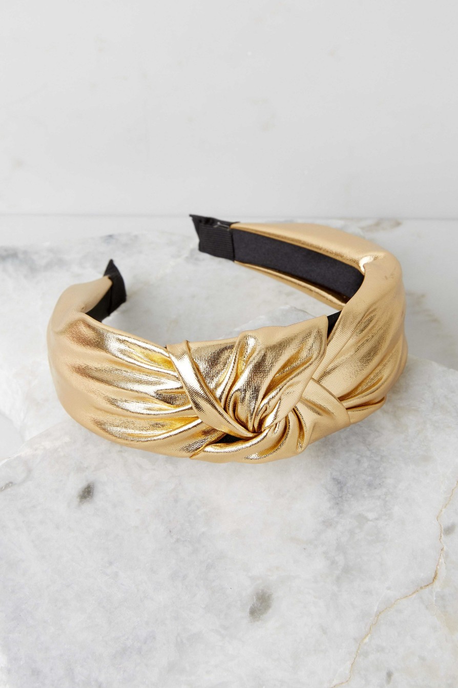 Accessories Red Dress Hair Accessories | You Glow Girl Headband Gold