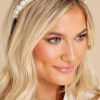 Accessories Red Dress Hair Accessories | Spells Of Time Pearl Headband White