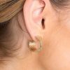 Jewelry Red Dress | Too Divine Hoop Earrings Gold