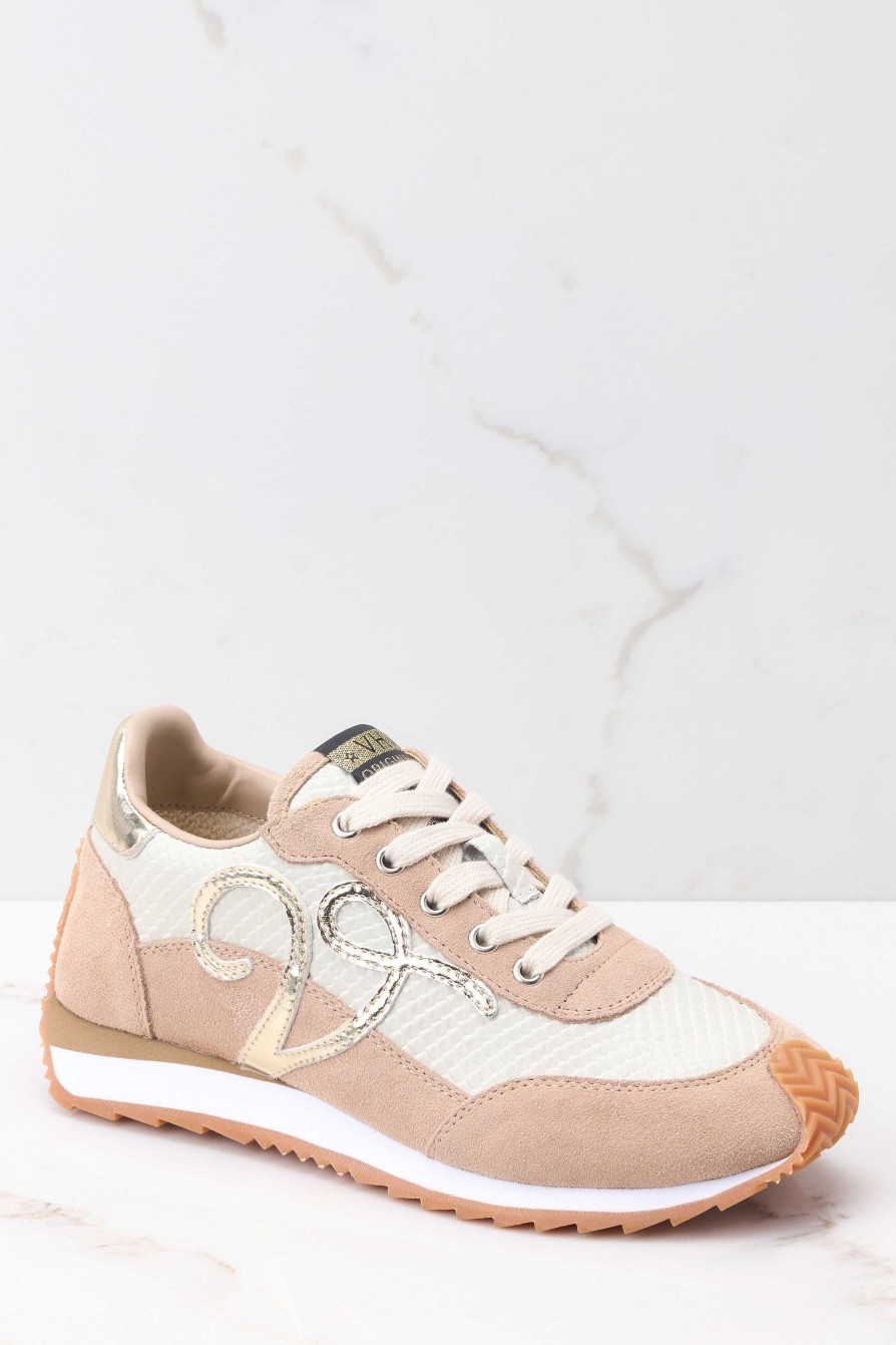 Shoes Vintage Havana Printed Sneakers | Vroom Multi Sneakers Beige