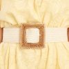 Accessories Red Dress Belts | Thrilling Adventure Belt Ivory