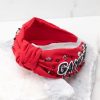 Accessories Red Dress Hair Accessories | Southern And Sweet Red And Black Headband Multi