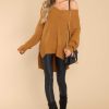 Clothing Red Dress Casual Tops | Together Again Sweater Caramel
