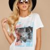 Clothing Tres Bien Graphic Tees | The Band'S With Me Tee White