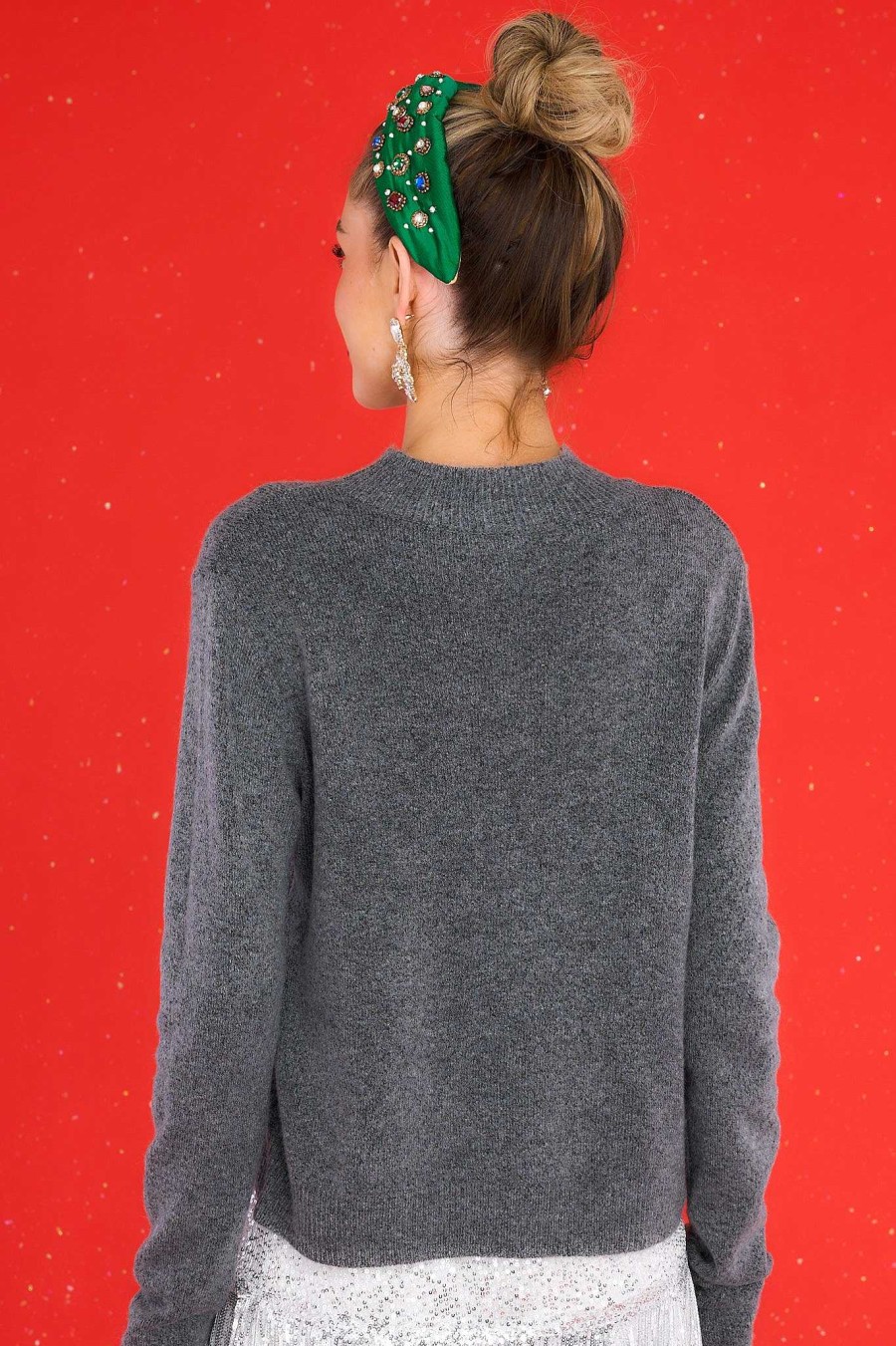 Clothing Fable Sweaters | Behind The Scenes Grey Sweater Charcoal