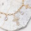 Jewelry Red Dress | Only Us Cross Necklace Gold