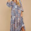 Clothing Red Dress Maxi Dresses | Hello To You Multi Maxi Dress Blue
