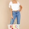 Clothing Red Dress Blouses & Shirts | Short Story Crop Top White