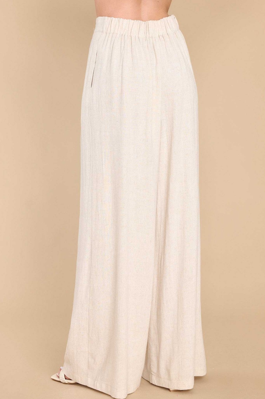 Clothing Red Dress Two Piece Sets | The Feeling Is Neutral Pants Beige