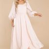 Clothing Aura Maxi Dresses | Daring Vision Maxi Dress Light Pink