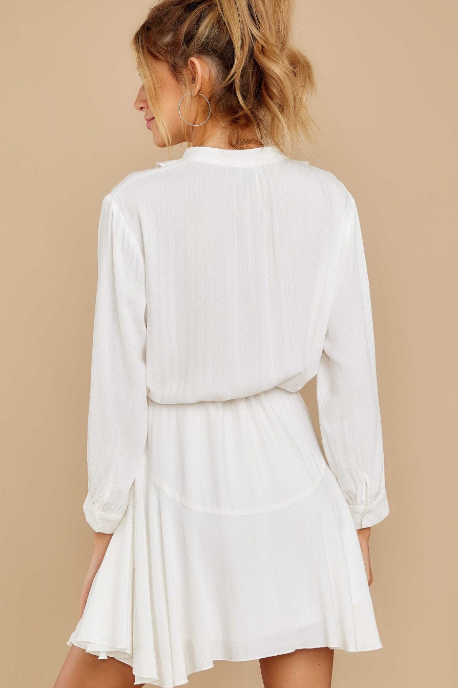 Clothing Red Dress Mini Dresses | Then And Now Ivory Dress White