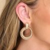 Jewelry Red Dress | Too Much Time Earrings Gold