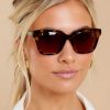 Accessories DIFF Sunglasses | Bella Xs Brown Fade Sunglasses Amber Tortoise