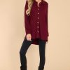 Clothing Red Dress Casual Tops | Set On You Top Burgundy