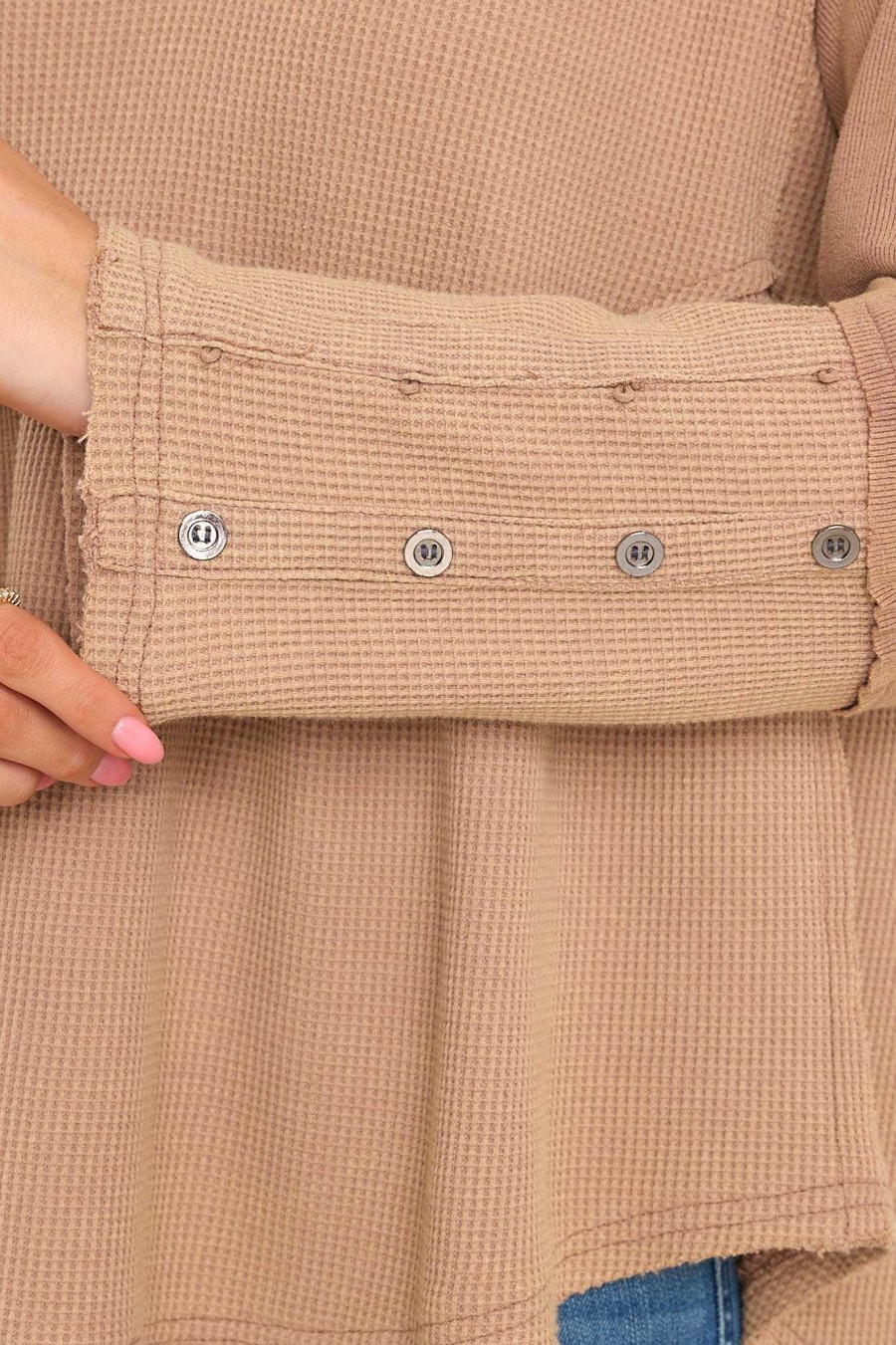 Clothing Red Dress Casual Tops | This Isn'T Goodbye Top Mocha
