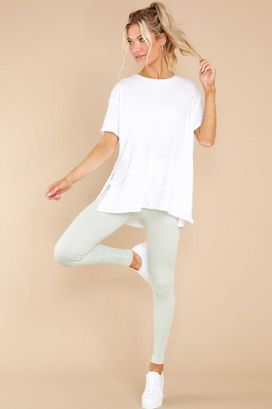 Clothing Z Supply Tees | Pali Tunic Tee White