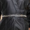 Accessories Red Dress Belts | Ready To Go Chain Belt Silver