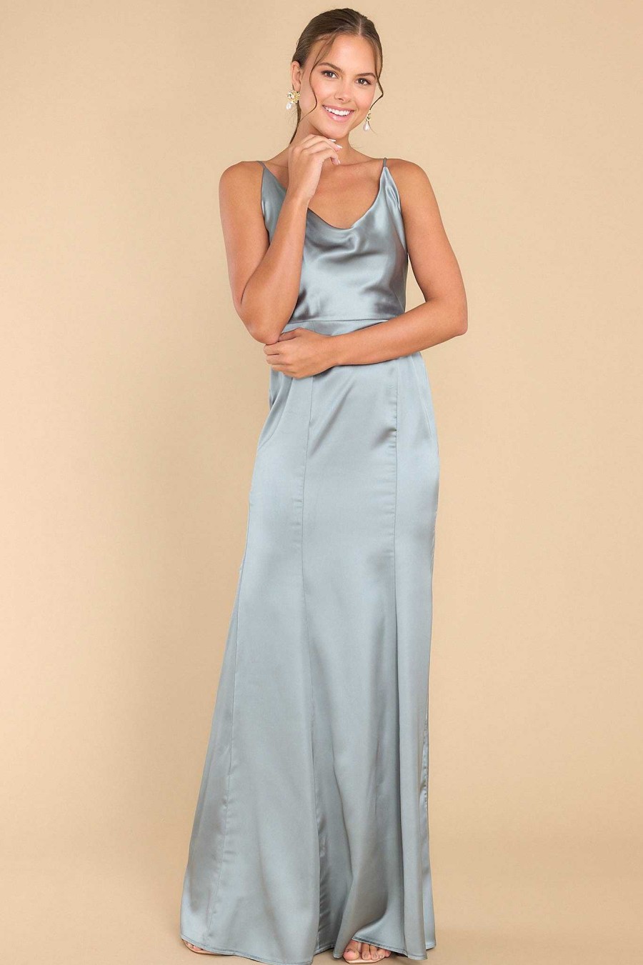 Clothing Red Dress Maxi Dresses | Inner Radiance Maxi Dress Ash Blue
