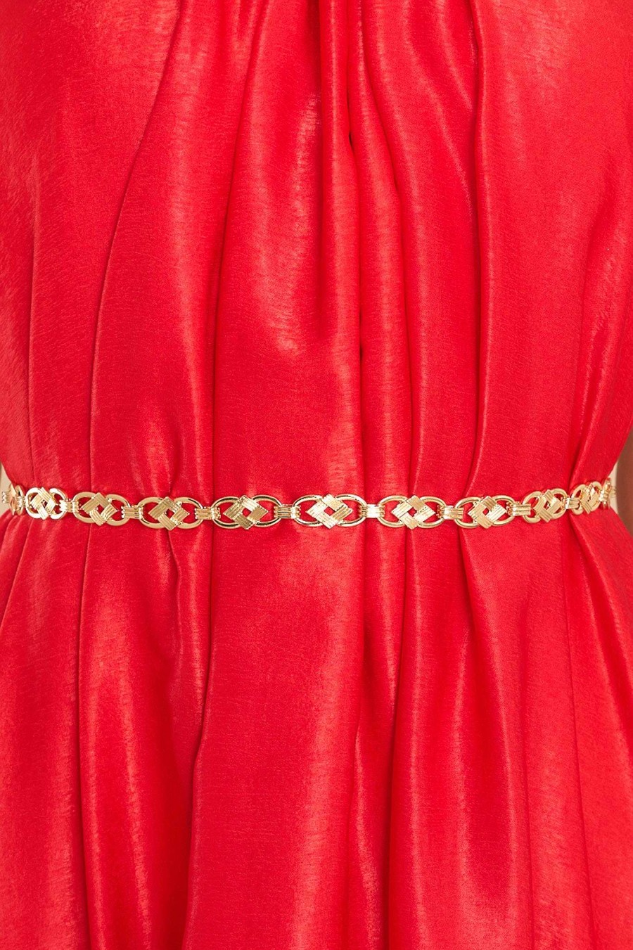 Accessories Red Dress Belts | Essentially Chic Belt Gold