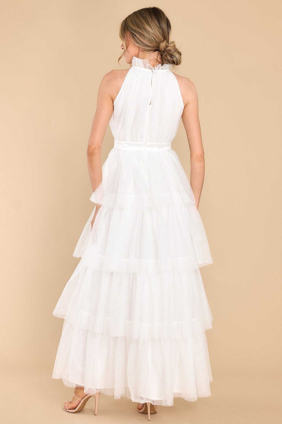 Clothing Aura Maxi Dresses | Shock And Awe Maxi Dress White