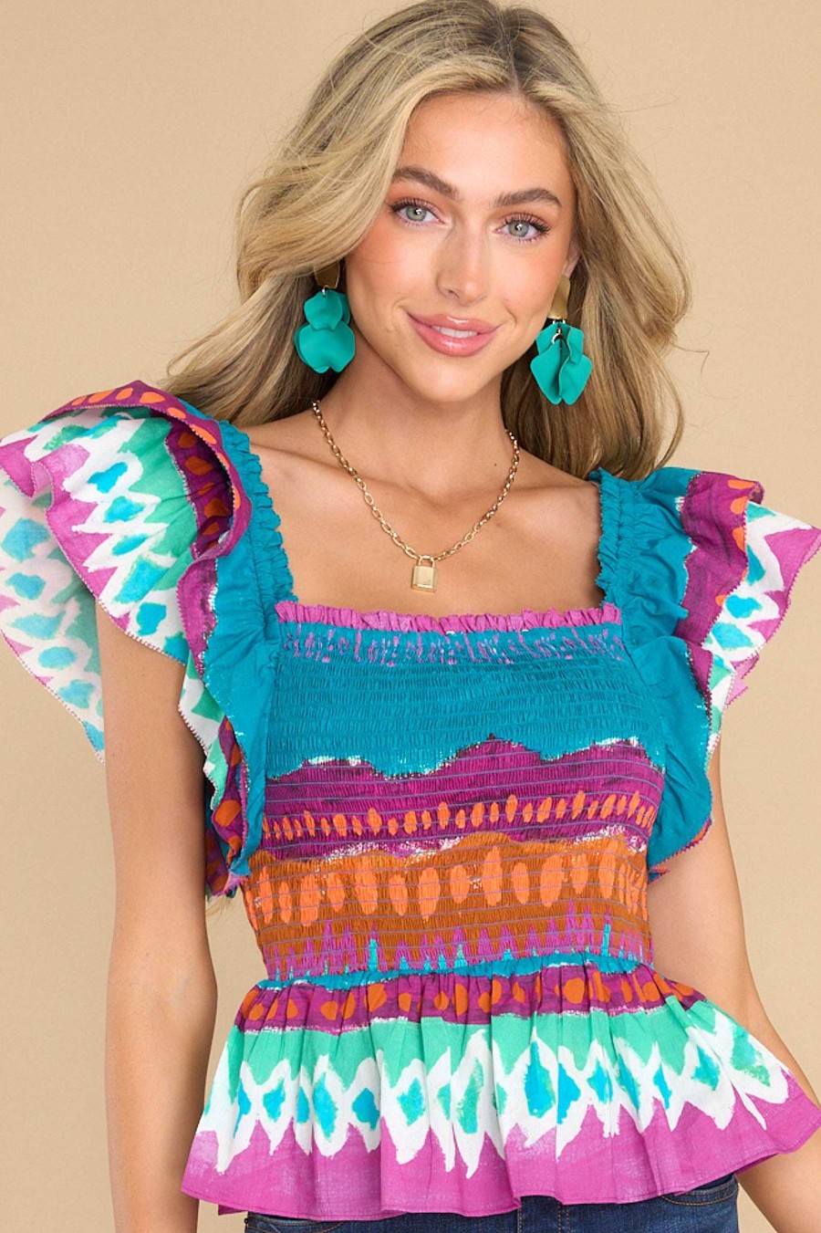 Clothing Alivia Casual Tops | The Kenda Top Love Stripes