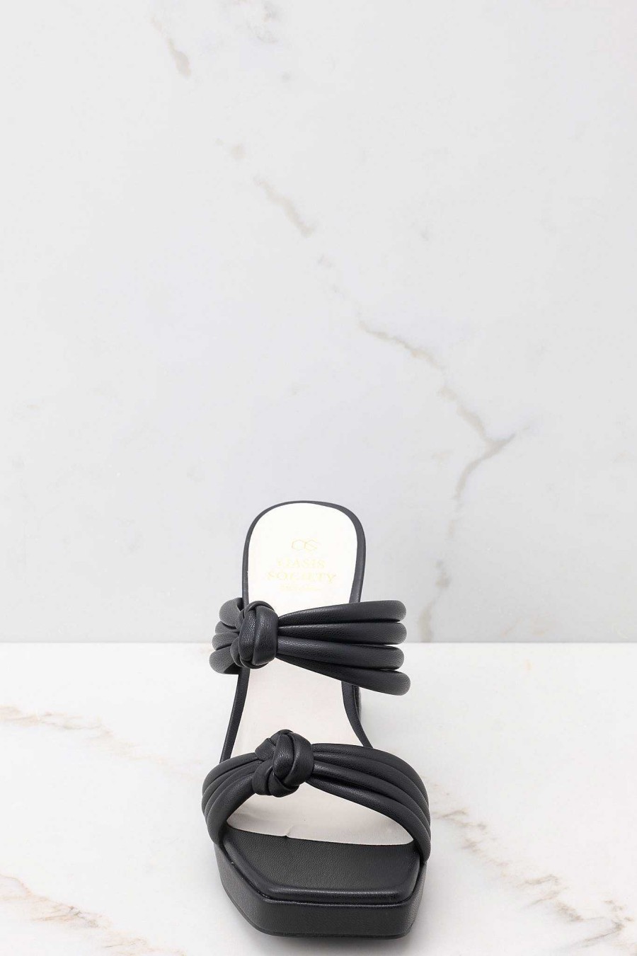 Shoes Red Dress High Heel Sandals | Made To Believe Heels Black