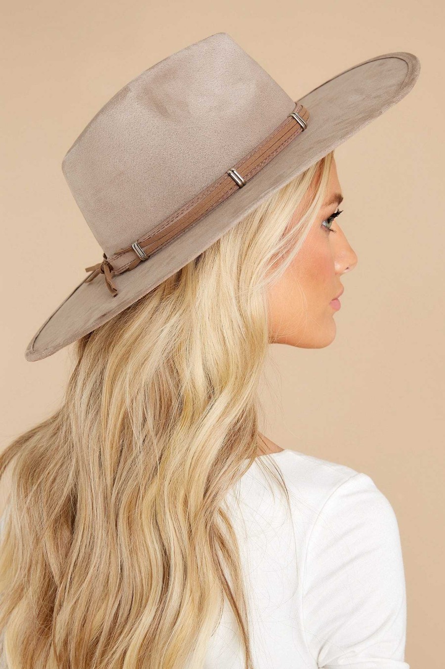 Accessories Red Dress Hats | El Dorado Hat Taupe