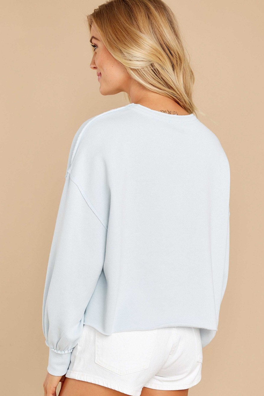 Clothing Z Supply Sweatshirts & Hoodies | Tempest Sweatshirt Glacier