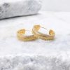 Jewelry Bracha | Monte Carlo Hoop Earrings Gold