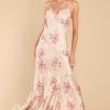 Clothing LoveShackFancy Maxi Dresses | Azalea Rosie Mauve Maxi Dress Pink