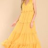 Clothing Aura Maxi Dresses | When I Look At You Sunset Maxi Dress Yellow
