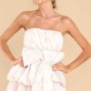 Clothing LoveShackFancy Mini Dresses | Gallant Mini Dress Peach Promise